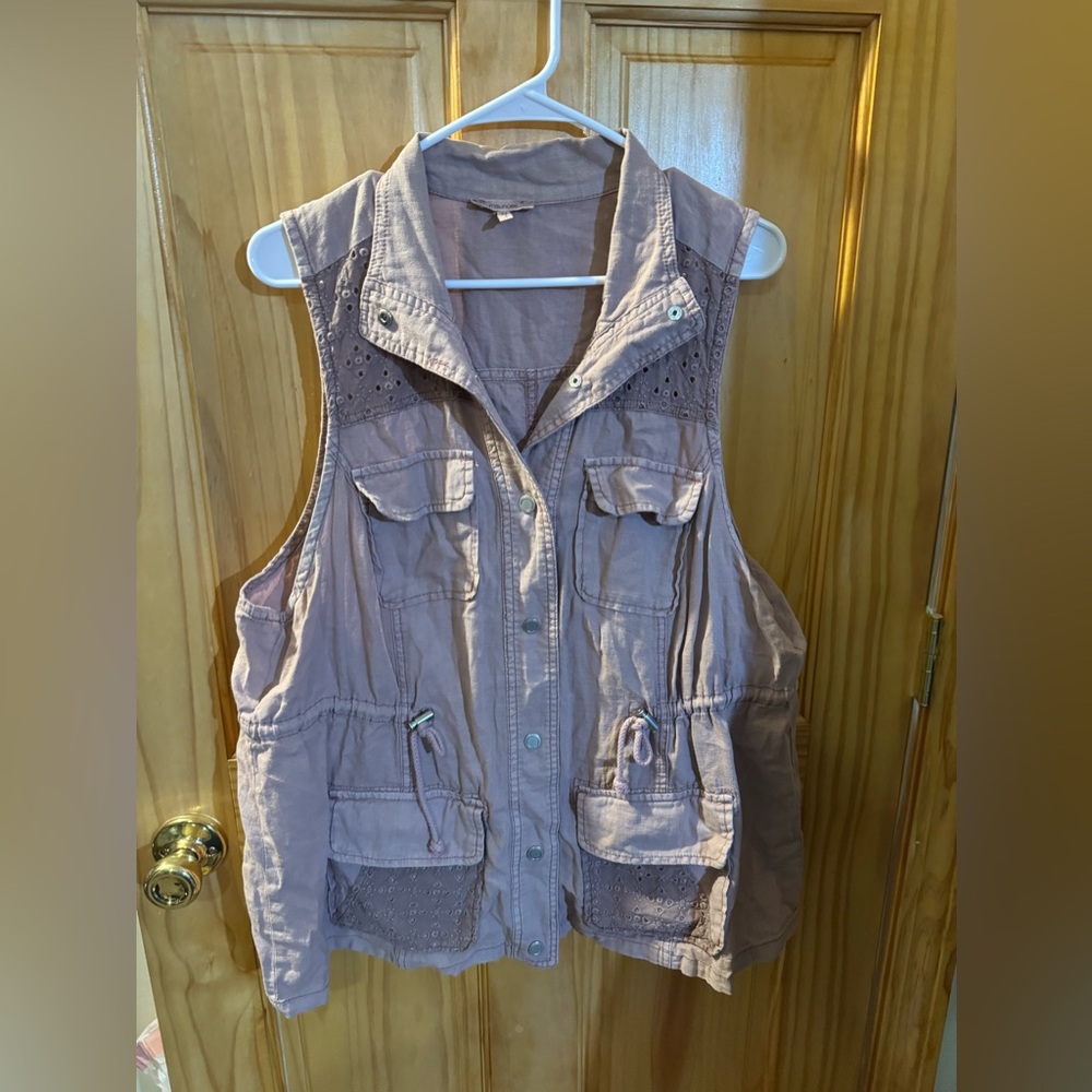 Cinch waist vest